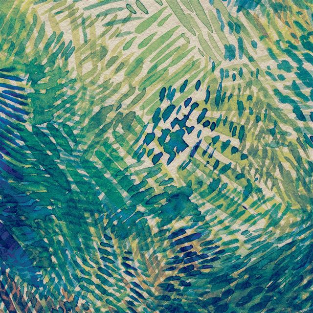 2048x2048 Spring Art Dark Blue Watercolor Pattern -  iPad Air Wallpaper