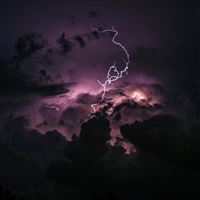 Nature Dark Thunder Clouds wallpaper