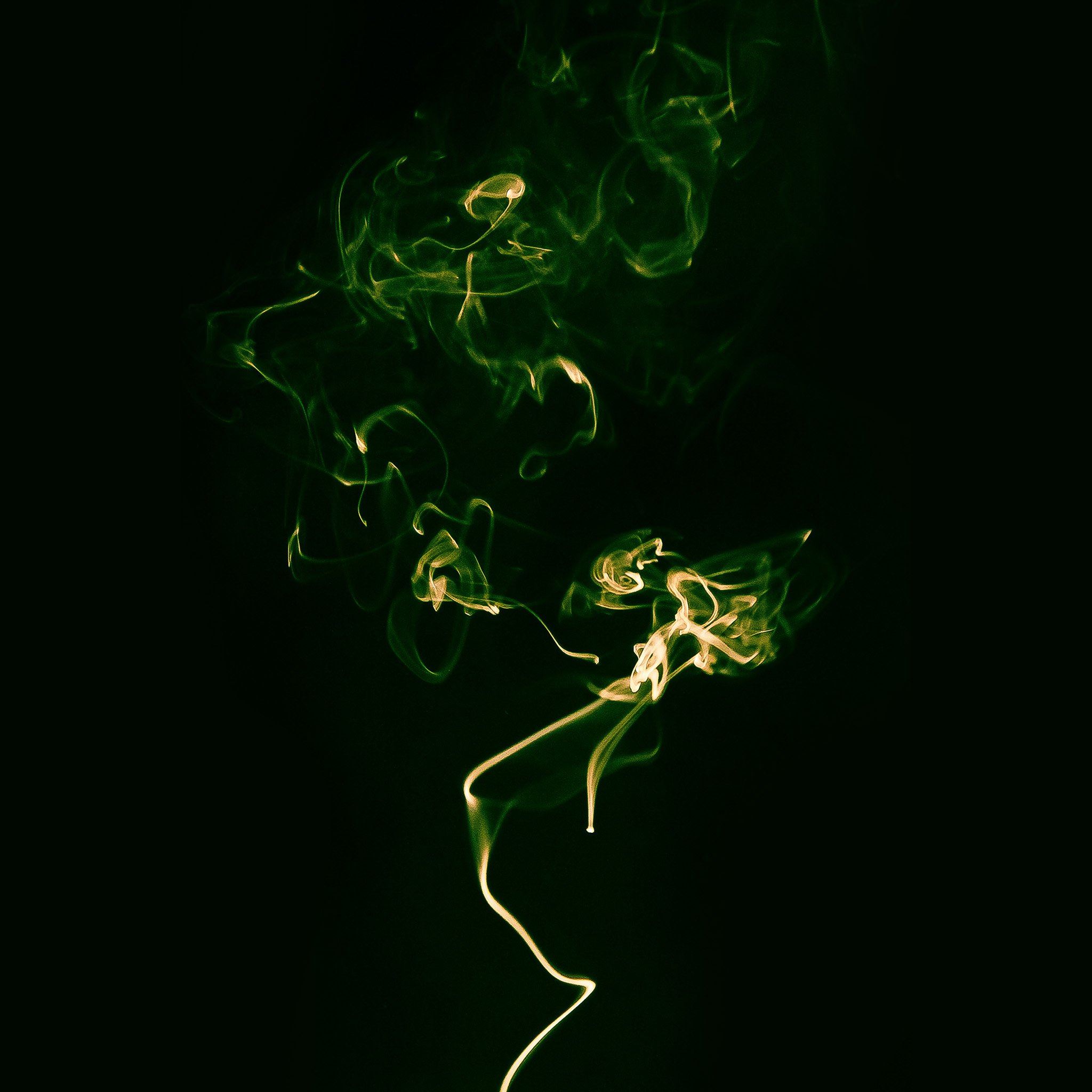 Smoke Green Dark Minimal iPad Air wallpaper 