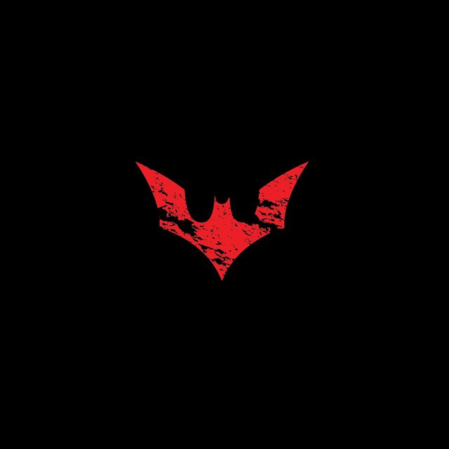 2048x2048 Batman Logo Red Dark Hero Art -  iPad Air Wallpaper