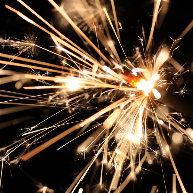 2048x2048 Dark Sparkle Firework - flare iPad Air Wallpaper