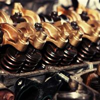 Old Engine Macro wallpaper