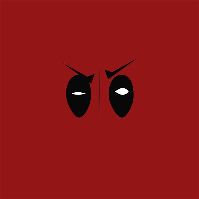 2048x2048 Deadpool Hero Eye Logo Art Film -  iPad Air Wallpaper