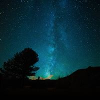 Aurora Night Sky Star Space Nature Dark wallpaper