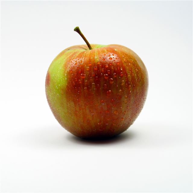 2048x2048 Organic Apple Macro - shadow iPad Air Wallpaper
