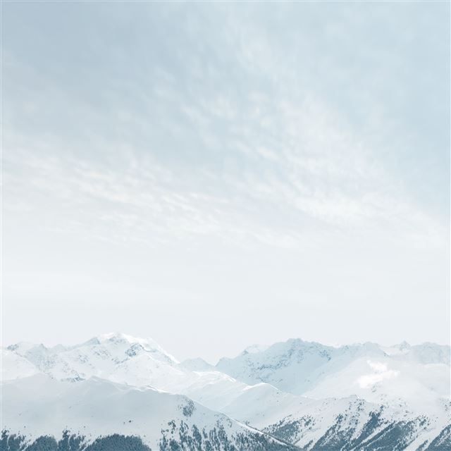 2048x2048 Nature Pure Snowy Mountains Landscape - skyscape iPad Air Wallpaper