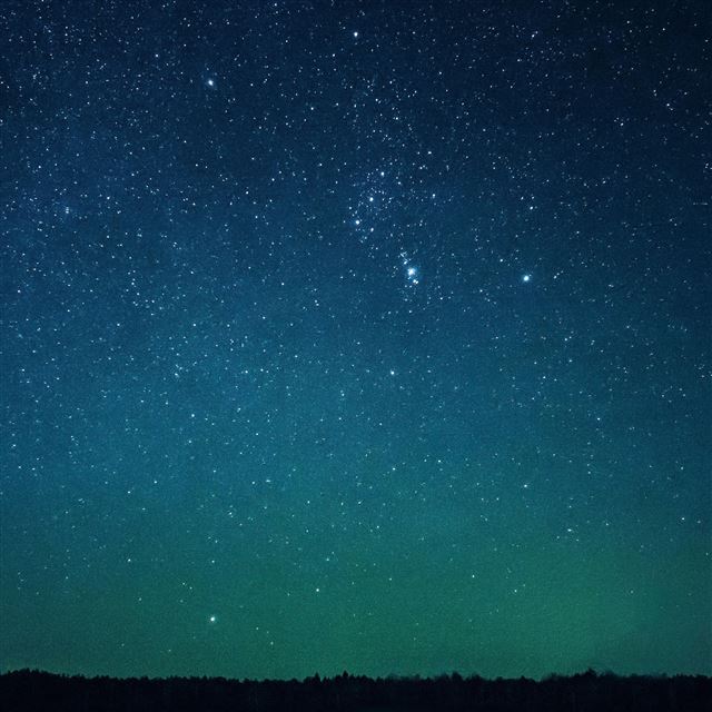 2048x2048 Nature Stars Shiny Space View - night iPad Air Wallpaper