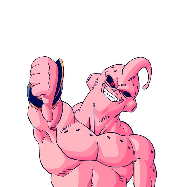 2048x2048 Dragonball Buu Art Illust Cute -  iPad Wallpaper