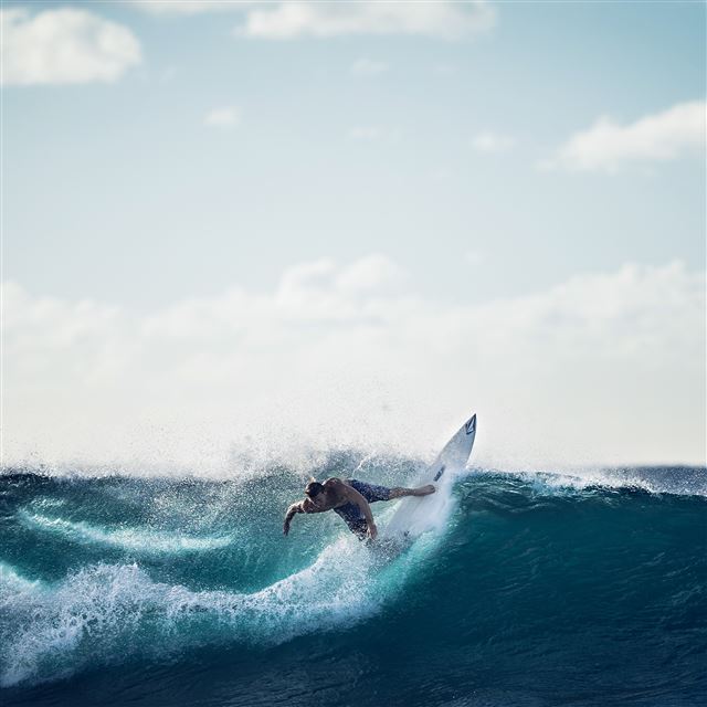 2048x2048 Sea Wave Sports Summer Man -  iPad Air Wallpaper