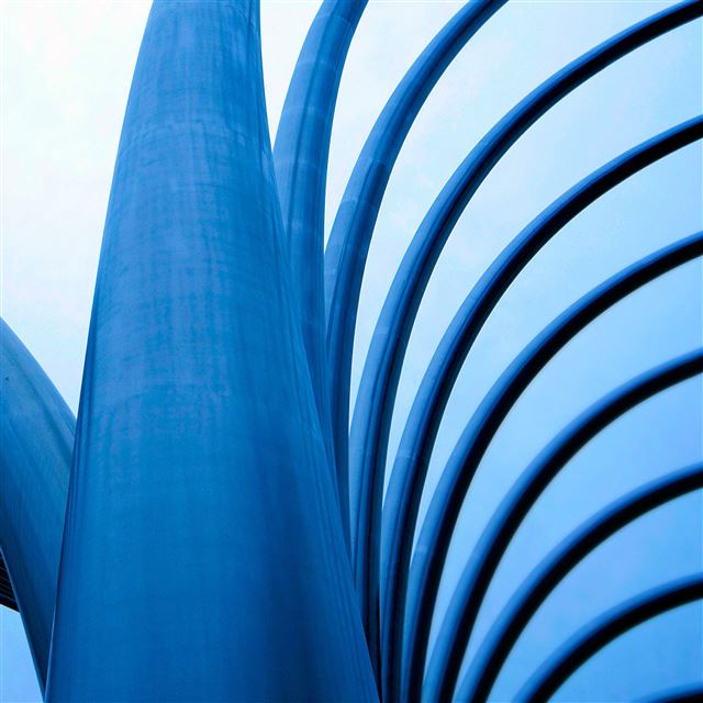 2048x2048 Horns Blue Simple Art - art iPad Air Wallpaper