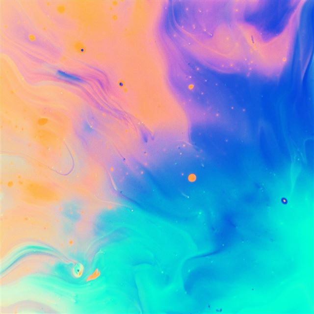 2048x2048 Blend Color Rainbow Paint Ink Pastel Pattern -  iPad Air Wallpaper