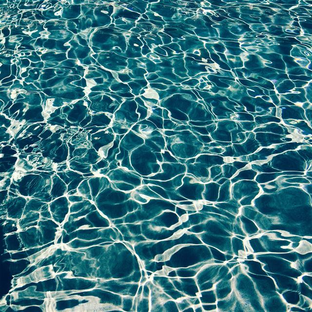 2048x2048 Wave Art Water Sea Summer Cool Pattern Blue -  iPad Air Wallpaper