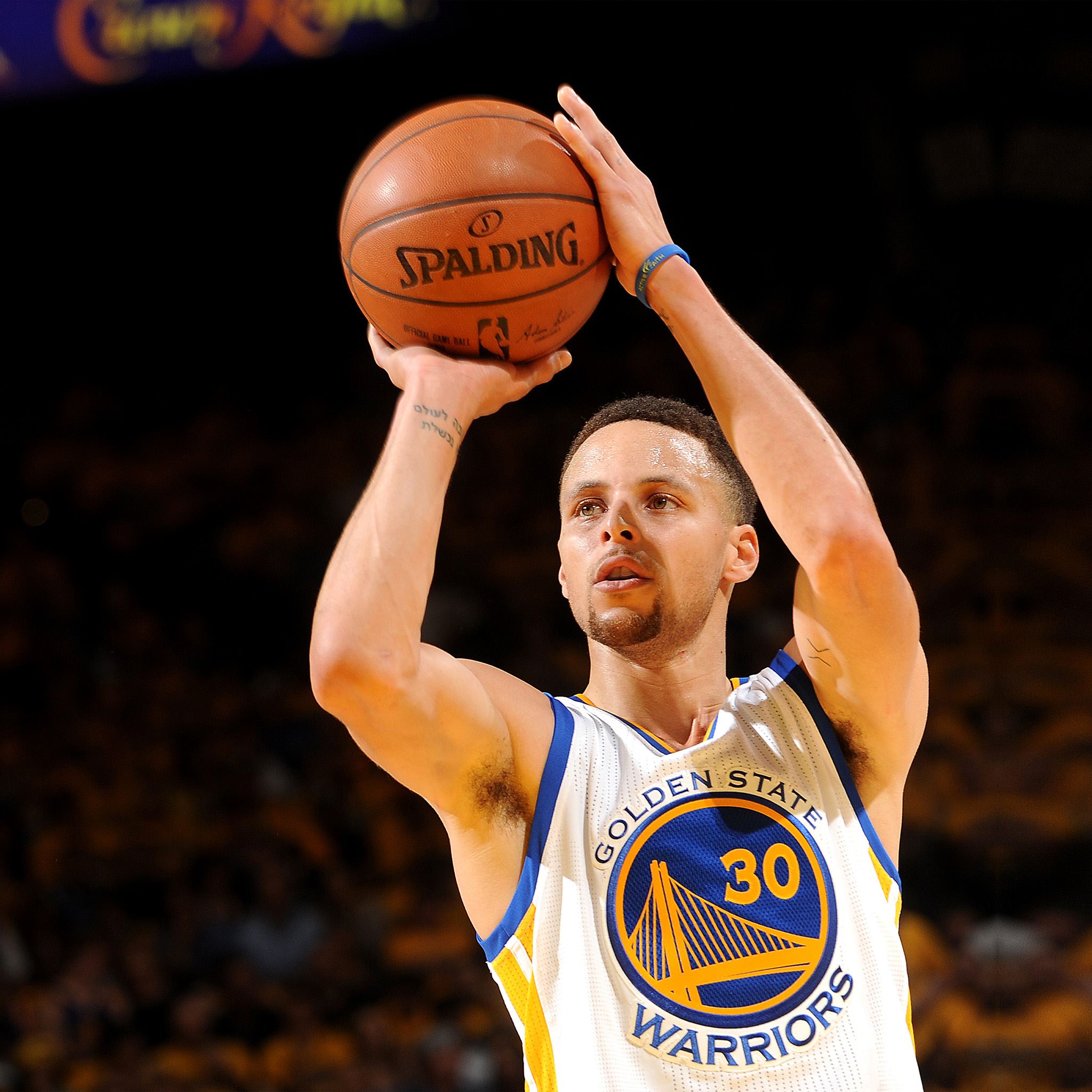 Curry Champion NBA Shoot Golden State Warriors iPad Air wallpaper 
