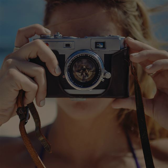 2048x2048 Camera Couple Love Beach Nature Dark -  iPad Air Wallpaper