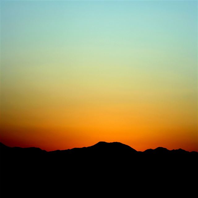 2048x2048 Sunset Sky Minimal Nature Red - sky view iPad Air Wallpaper