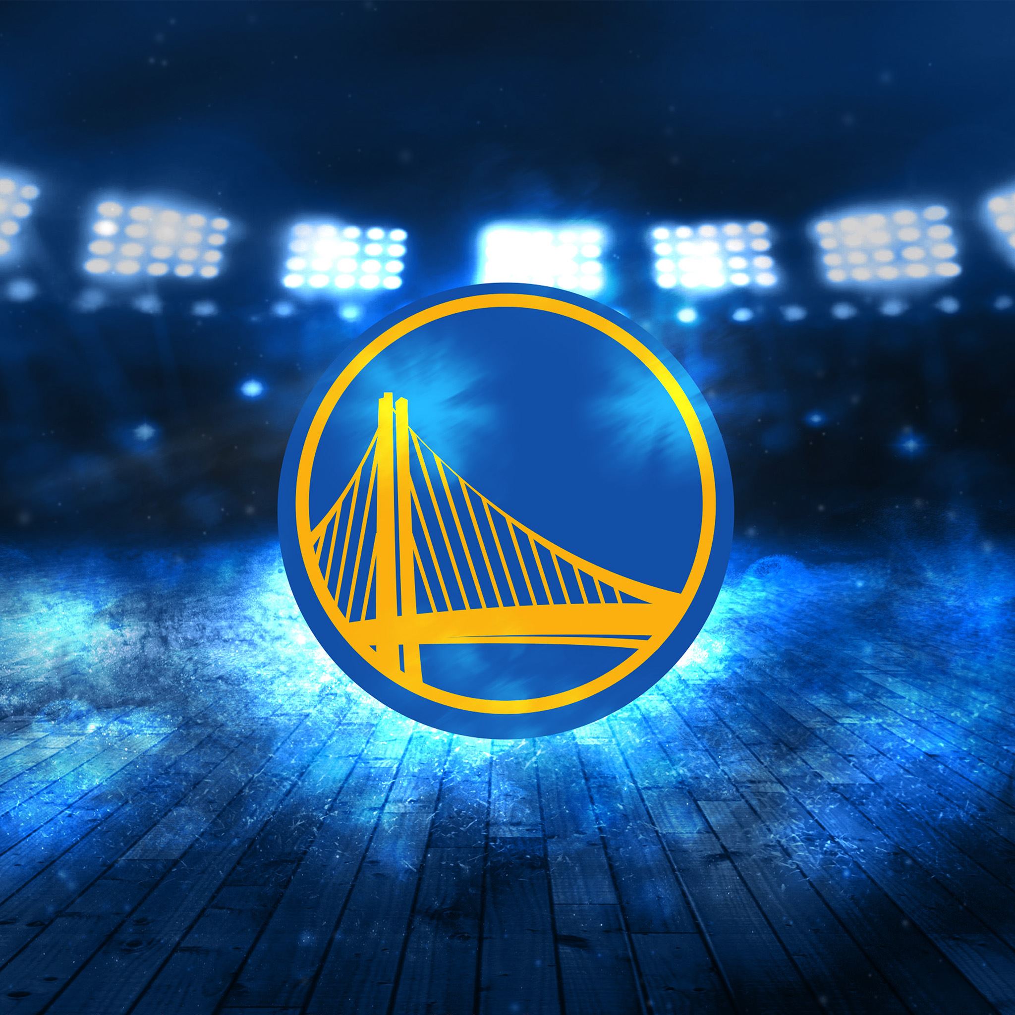 Golden State Warriors Logo NBA Sports Art Illustration iPad Air wallpaper 