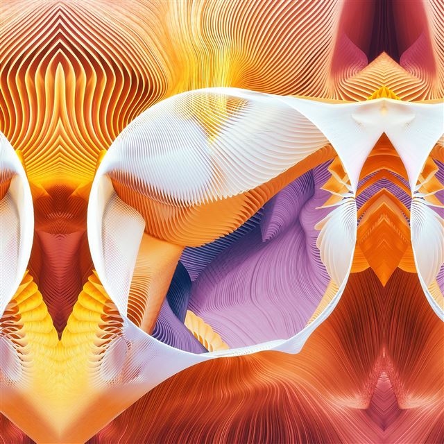2048x2048 Plums Art Illustration Orange - yellow iPad Air Wallpaper
