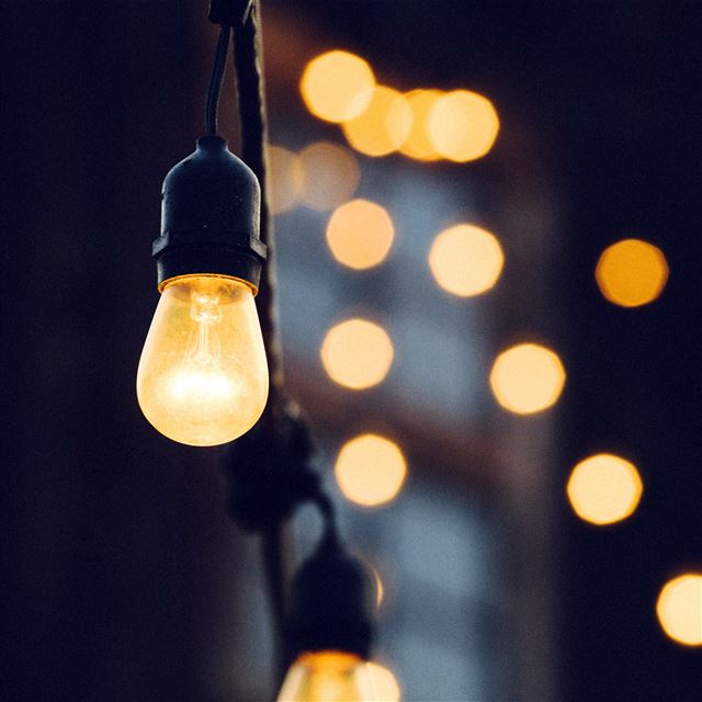 2048x2048 Light Bokeh Art City Living Home Dark - beautiful iPad Air Wallpaper