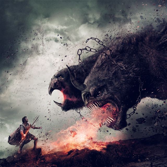 2048x2048 Fantasy Movie Art Illust Hero Paint Blueish -  iPad Air Wallpaper