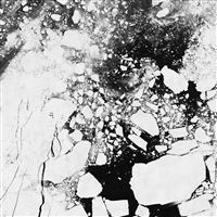 Earthview Iceland Snow Bw White Space Art Illustration wallpaper