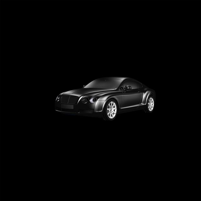 2048x2048 Car Bentley Dark Black Limousine Art Illustration - vehicle iPad Air Wallpaper