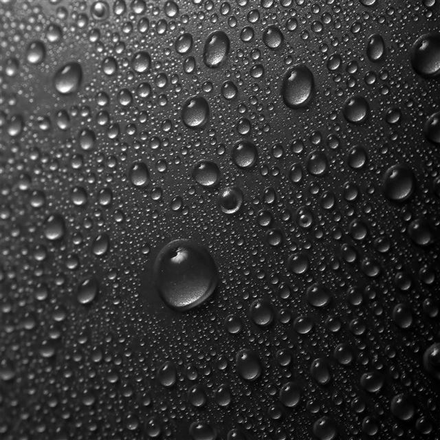 2048x2048 Rain Drop Bw Water Sad Pattern Dark - pattern iPad Air Wallpaper