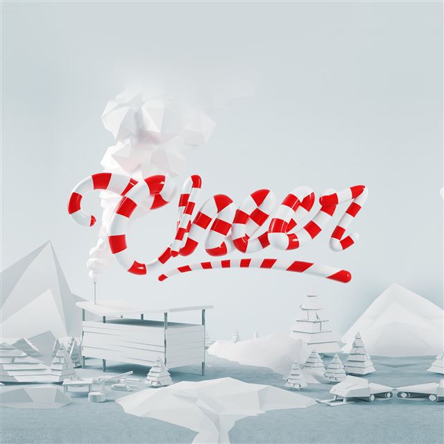2048x2048 Cheers Red Abstract 3D Art Illustration - 3d iPad Air Wallpaper
