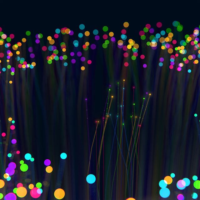 2048x2048 Light Art Dark Rainbow Color Bokeh Pattern - art iPad Air Wallpaper