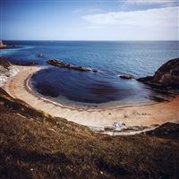 Nature Camping Sea Beach Ocean Rock Mountain Color iPad Air wallpaper