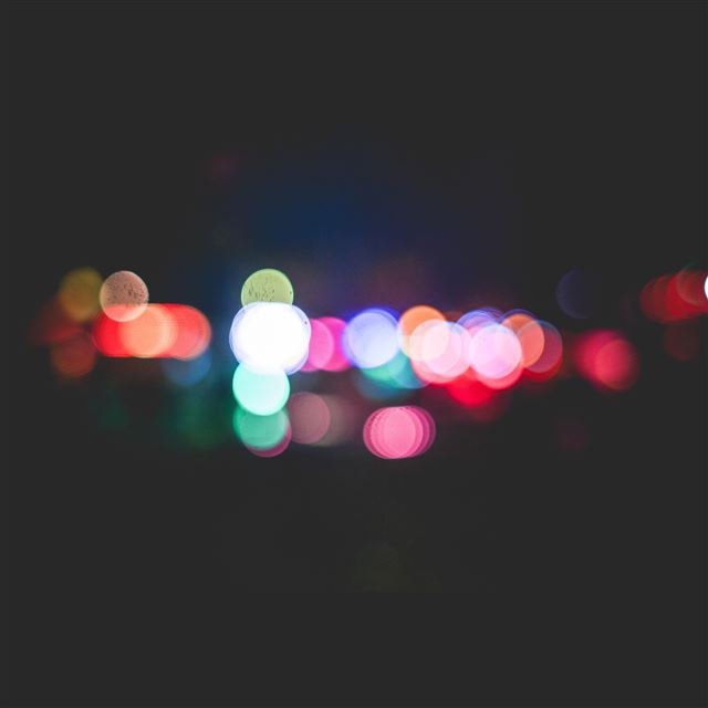 2048x2048 Bokeh Art Light Dark Pattern Color - bokeh iPad Air Wallpaper