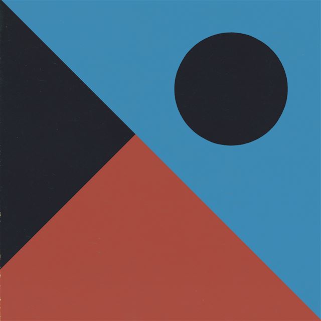 2048x2048 Tycho Art Poster Music Cover Blue Red Illustration Art - art iPad Air Wallpaper