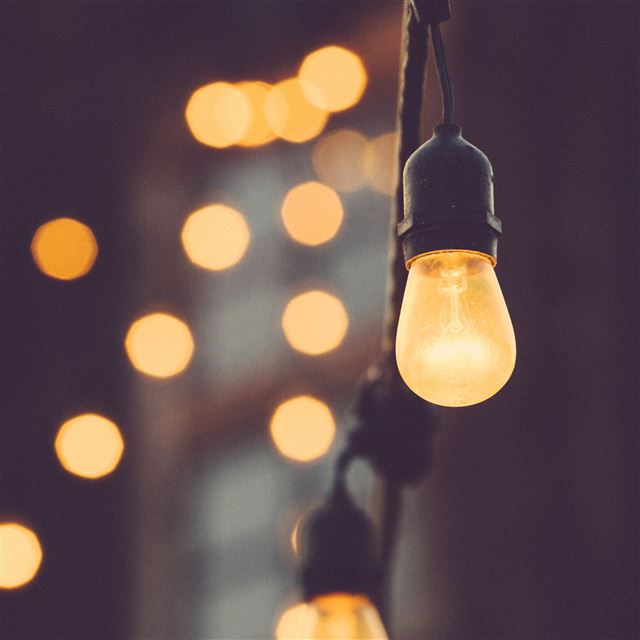 2048x2048 Light Bokeh Art City Living Home - bokeh iPad Air Wallpaper