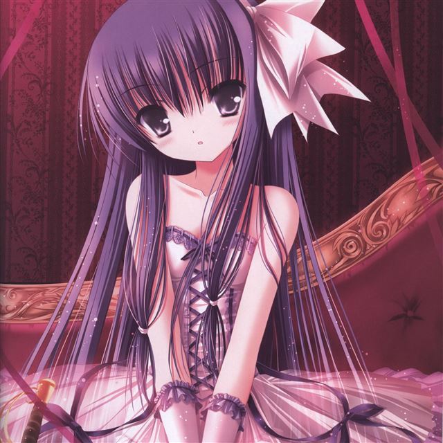2048x2048 Gorgeous Princess Anime Cute - pink iPad Air Wallpaper