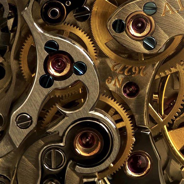 2048x2048 Industry Mechanical Gear Combination -  iPad Air Wallpaper