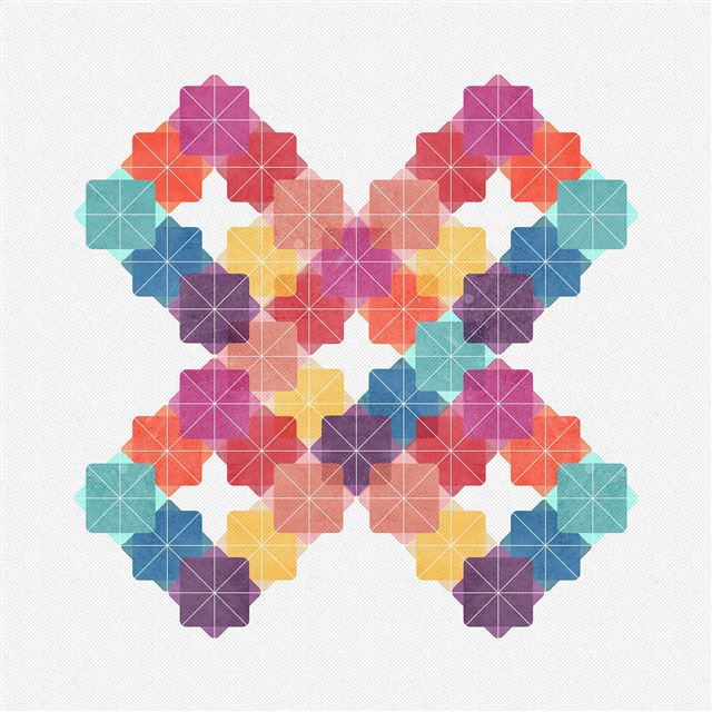 2048x2048 Art Rainbow Pattern Background - colorful iPad Air Wallpaper