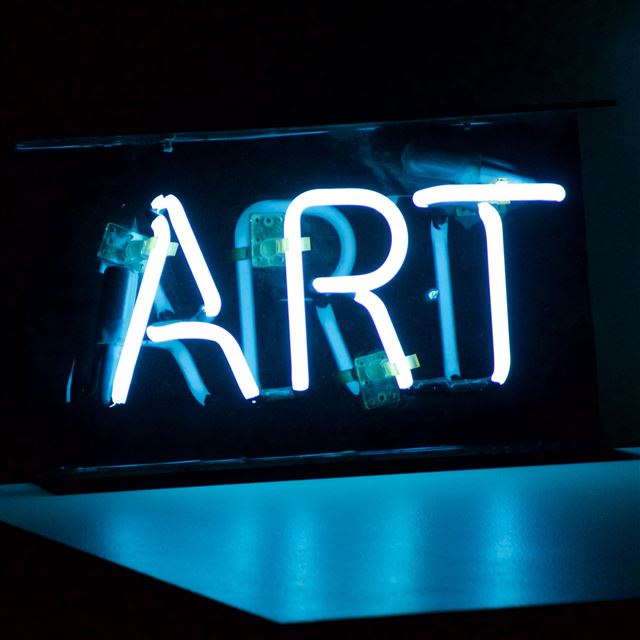 2048x2048 Art Inscription Motto Lighting - art iPad Air Wallpaper