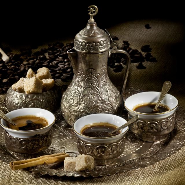 2048x2048 Coffee Tea Cups Grains Tray Cinnamon Spatula Sugar - sugar iPad Air Wallpaper