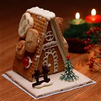 Christmas New Year Sweets House Candles iPad Air wallpaper