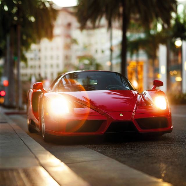 2048x2048 Ferrari Enzo Red Side View - view iPad Air Wallpaper