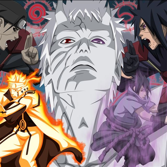 2048x2048 Madara Uchiha Naruto Anime Obito Tobi Akatsuki - naruto iPad Air Wallpaper