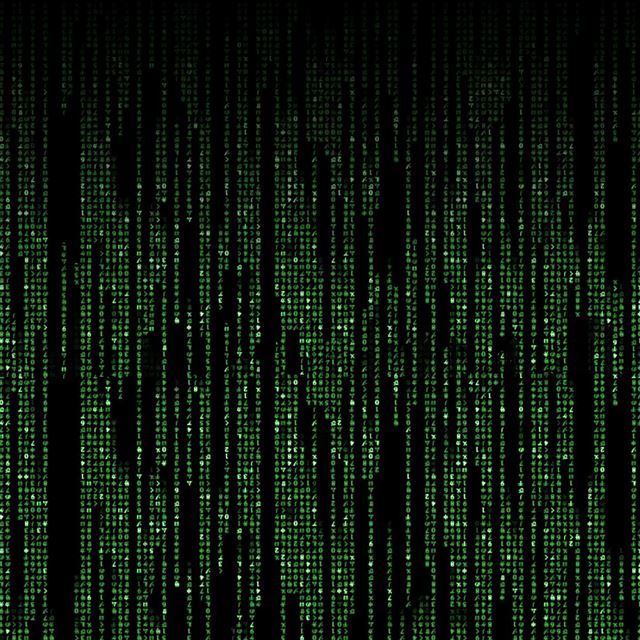 2048x2048 Abstract Shiny Matrix Code - technology iPad Air Wallpaper
