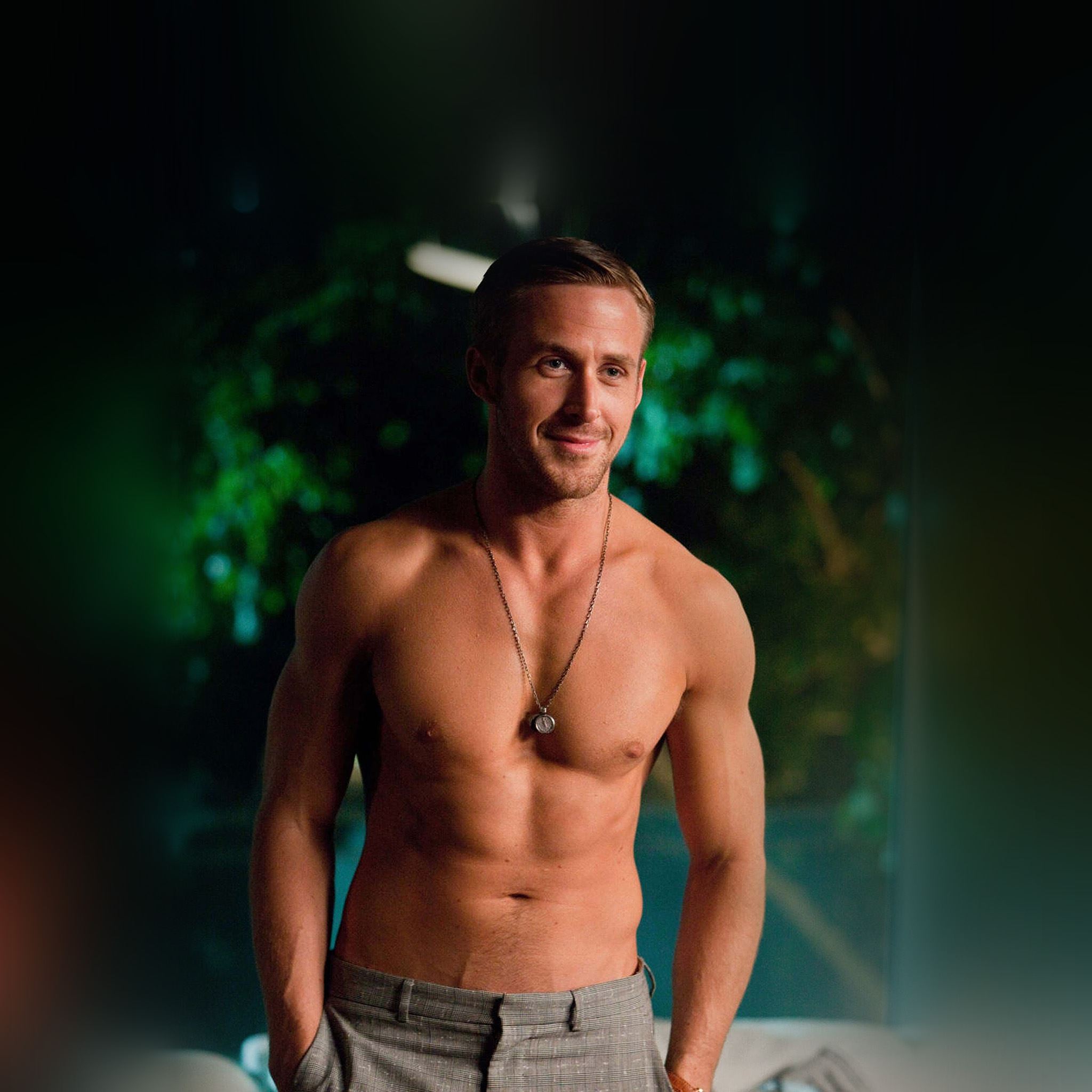Ryan Gosling Shirtless Topless Sexy iPad Air wallpaper 