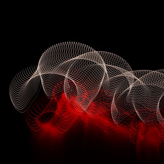 2048x2048 Abstract Lines Spots Dark Background - spots iPad Air Wallpaper
