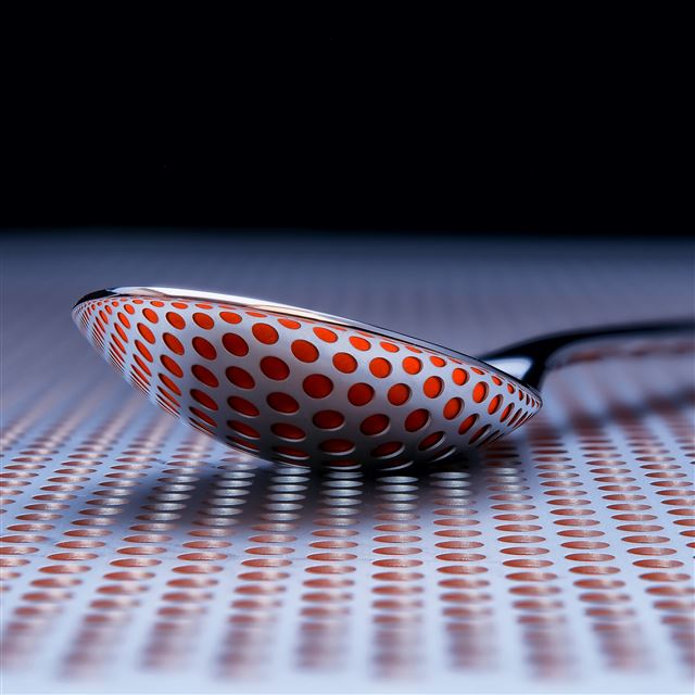 2732x2732 Spoon 3d structure circles surface -  iPad Wallpaper
