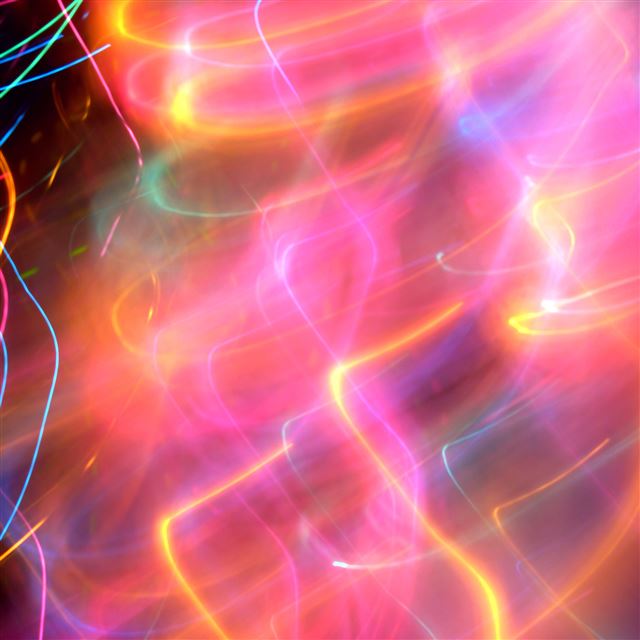 2048x2048 Abstract color trails - pink iPad Air Wallpaper