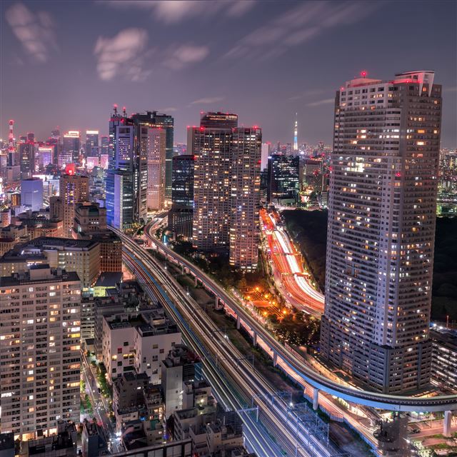 2048x2048 City veins - city iPad Air Wallpaper