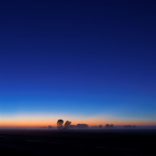 2048x2048 Horizon sunrise - black iPad Air Wallpaper