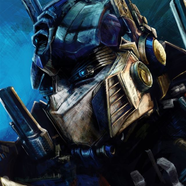 2048x2048 Transformers Painting -  iPad Air Wallpaper