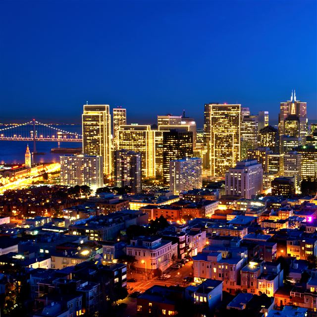 2048x2048 The Beautiful Bay - city iPad Air Wallpaper