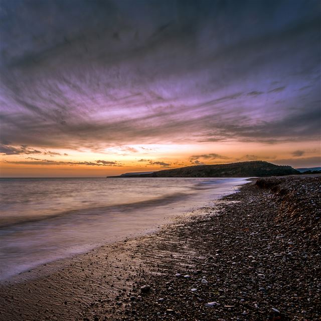 2048x2048 Sunset Tones - cloud iPad Air Wallpaper